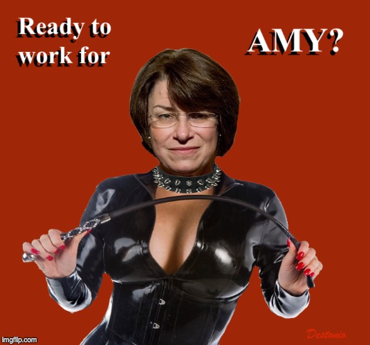 image tagged in political,amy klobuchar,election 2020 | made w/ Imgflip meme maker