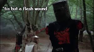 'tis but a flesh wound | made w/ Imgflip meme maker