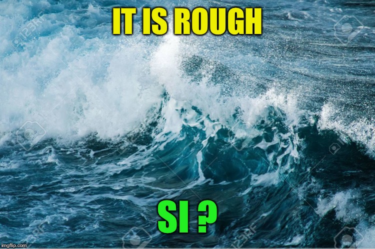 IT IS ROUGH SI ? | made w/ Imgflip meme maker