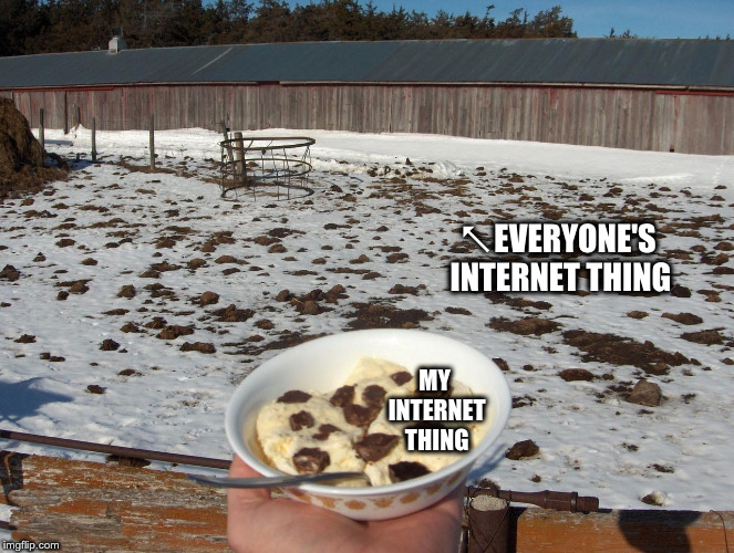 My Shit; Your Shit | ↖EVERYONE'S INTERNET THING; MY INTERNET THING | image tagged in icecream,shit | made w/ Imgflip meme maker