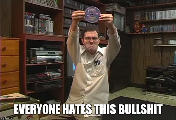 avgn hates this bullshit | EVERYONE HATES THIS BULLSHIT | image tagged in avgn hates this bullshit | made w/ Imgflip meme maker