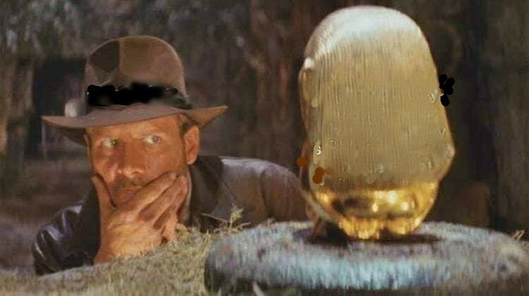 Indiana Jones what if... Blank Meme Template