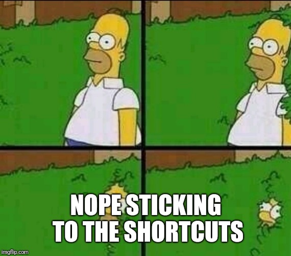 Shortcuts on the road to success Imgflip