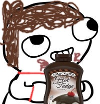 you could say i had too much | image tagged in fsjal,chocolate syrup,me | made w/ Imgflip meme maker