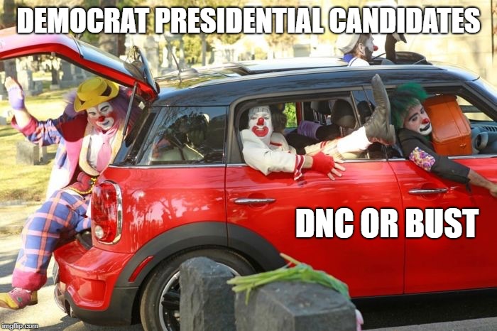 Democrat candidates | DEMOCRAT PRESIDENTIAL CANDIDATES; DNC OR BUST | image tagged in democrat presidential candidates,president,presidential candidates | made w/ Imgflip meme maker