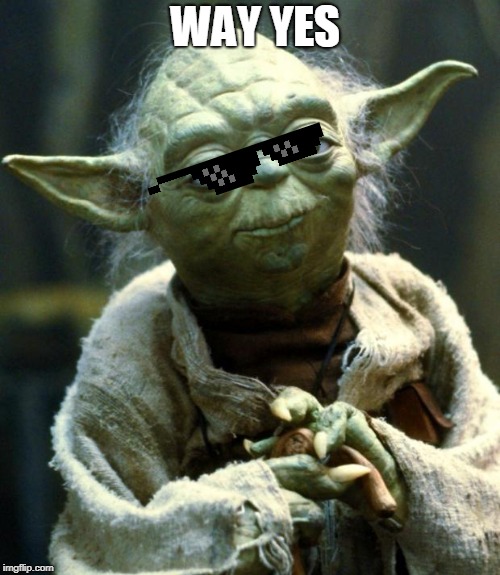 Star Wars Yoda Meme | WAY YES | image tagged in memes,star wars yoda | made w/ Imgflip meme maker