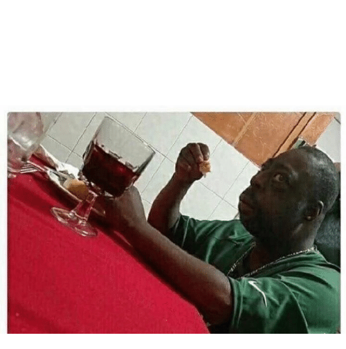 High Quality Black guy in restaurant Blank Meme Template