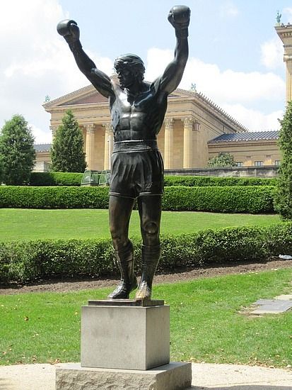 Rocky statue Blank Meme Template