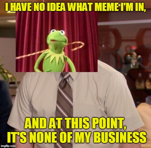 Afraid To Ask Andy Meme | I HAVE NO IDEA WHAT MEME I'M IN, AND AT THIS POINT, IT'S NONE OF MY BUSINESS | image tagged in memes,afraid to ask andy | made w/ Imgflip meme maker