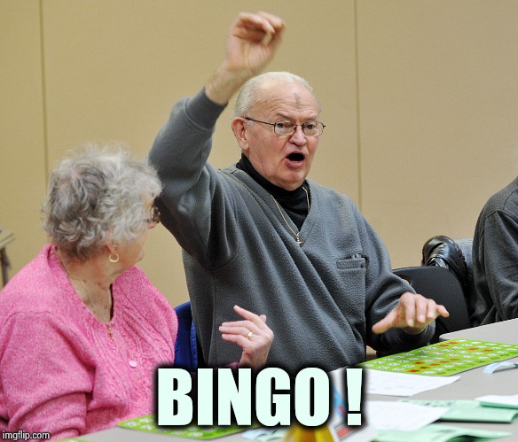 Bingo | BINGO ! | image tagged in bingo | made w/ Imgflip meme maker