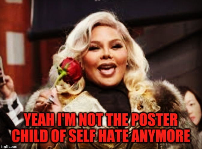 You can win Jussie you can win | image tagged in lil kim,jussie smollett,hate crime | made w/ Imgflip meme maker
