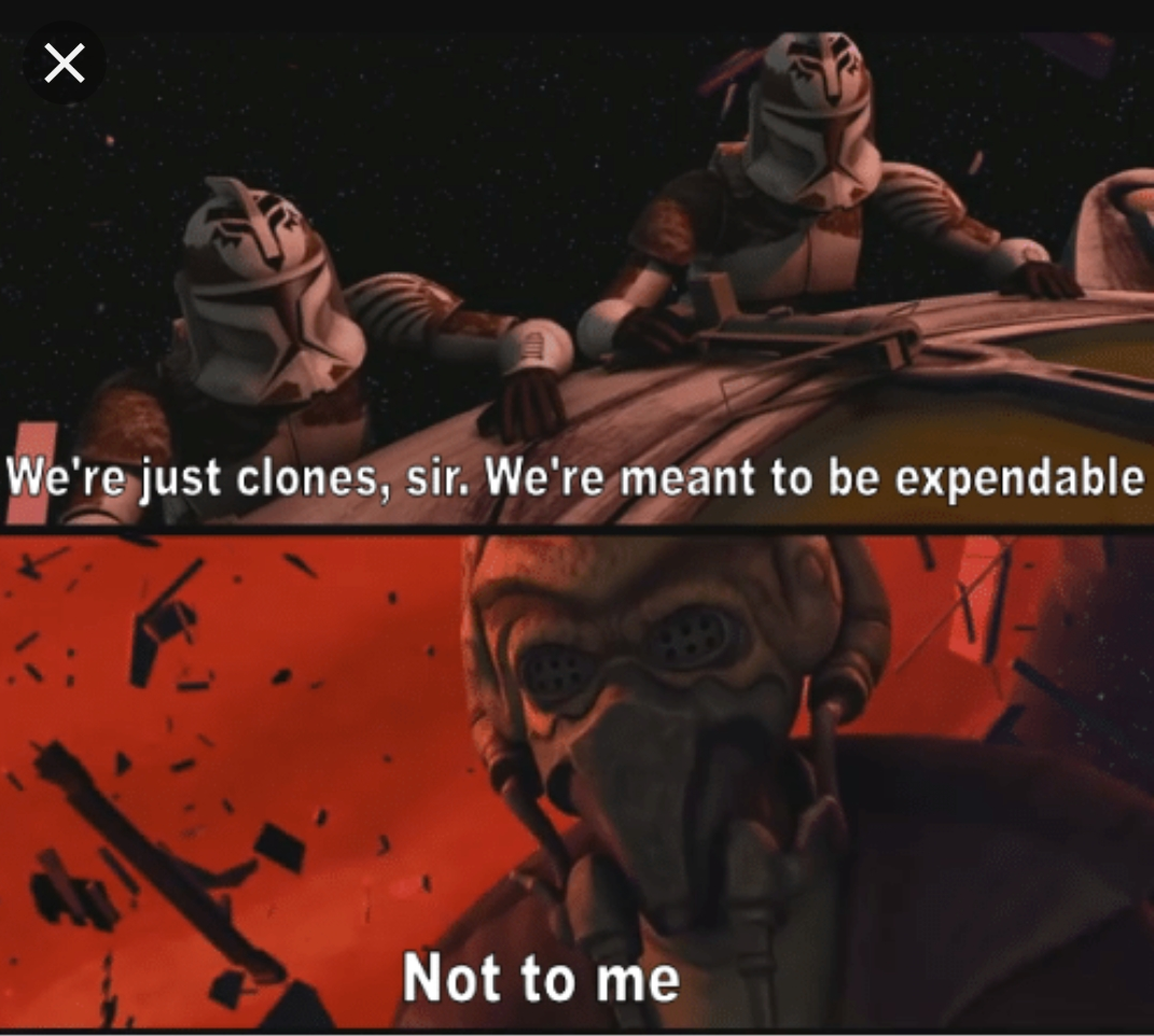 Expenable clones Blank Meme Template