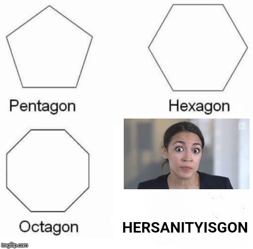 Pentagon Hexagon Octagon Meme | HERSANITYISGON | image tagged in pentagon hexagon octagon | made w/ Imgflip meme maker