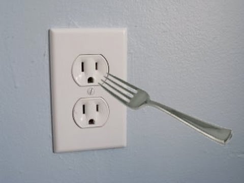 High Quality Fork in Outlet Blank Meme Template
