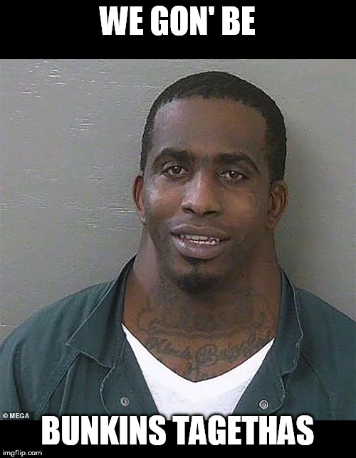 Neck guy | WE GON' BE BUNKINS TAGETHAS | image tagged in neck guy | made w/ Imgflip meme maker