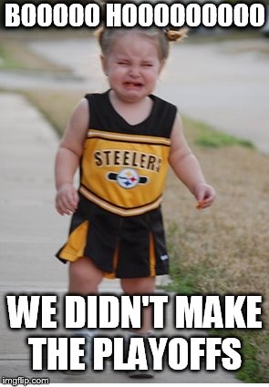Crying Baby Steelers | image tagged in pittsburgh steelers,steelers,bengals,cincinnati,nfl memes,nfl playoffs | made w/ Imgflip meme maker