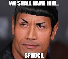 Sprock | image tagged in spock,rock | made w/ Imgflip meme maker