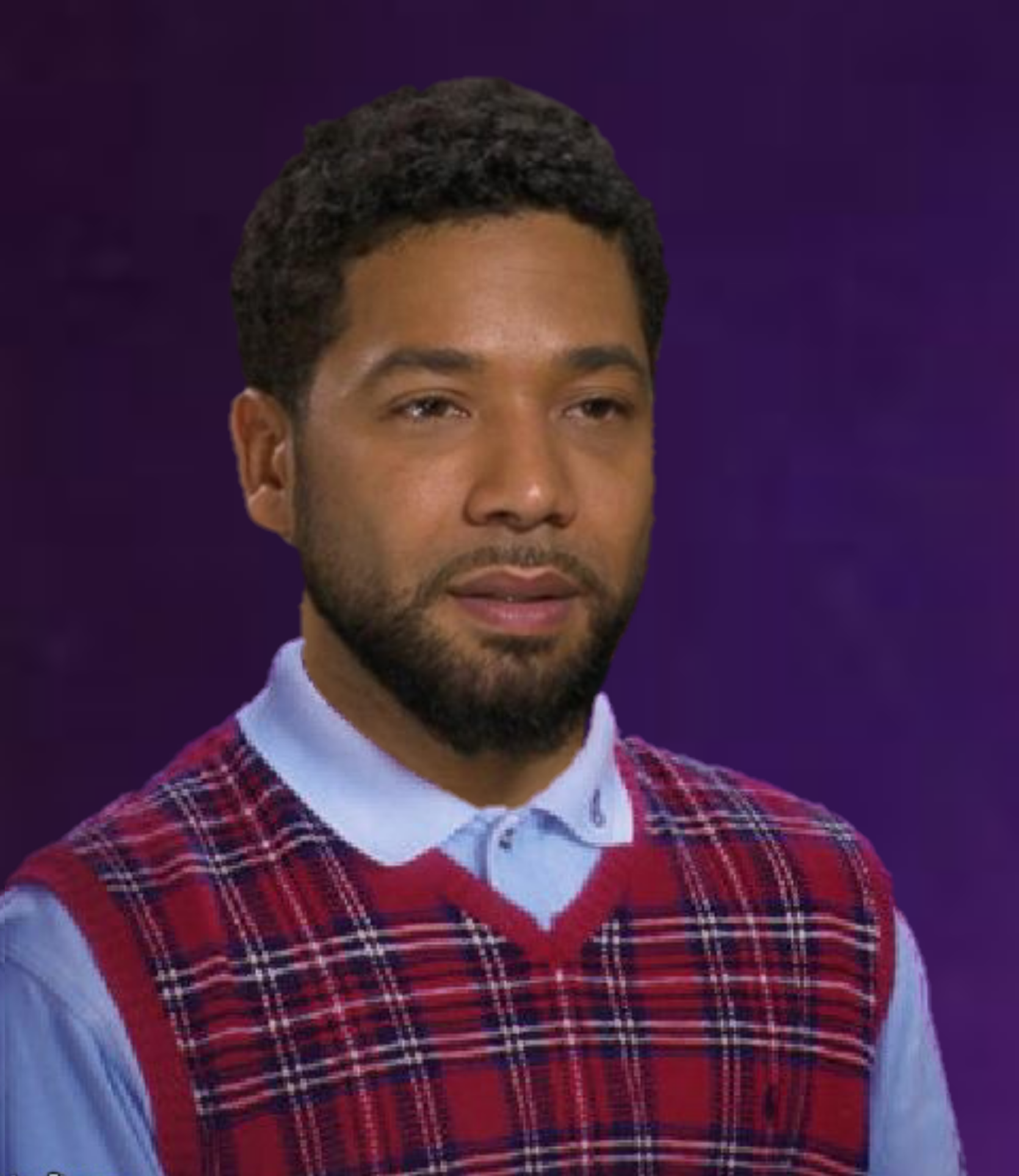 High Quality Bad Luck Jussie Blank Meme Template