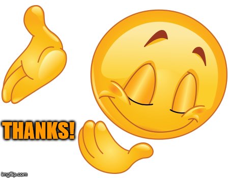 THANKS! | made w/ Imgflip meme maker