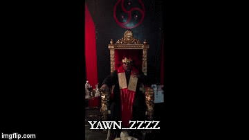 GREETINGS!!! | YAWN...ZZZZ | image tagged in gifs | made w/ Imgflip video-to-gif maker