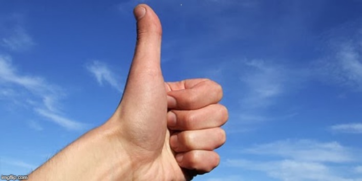 thumbs up | / | image tagged in thumbs up | made w/ Imgflip meme maker