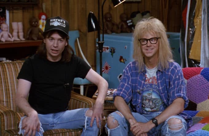 Wayne and Garth Blank Meme Template