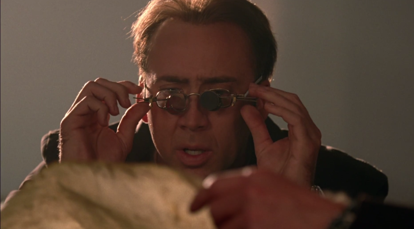 High Quality National Treasure Glasses Blank Meme Template