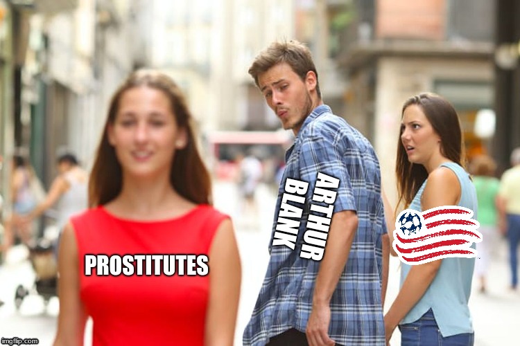 Distracted Boyfriend | ARTHUR BLANK; PROSTITUTES | image tagged in memes,distracted boyfriend | made w/ Imgflip meme maker