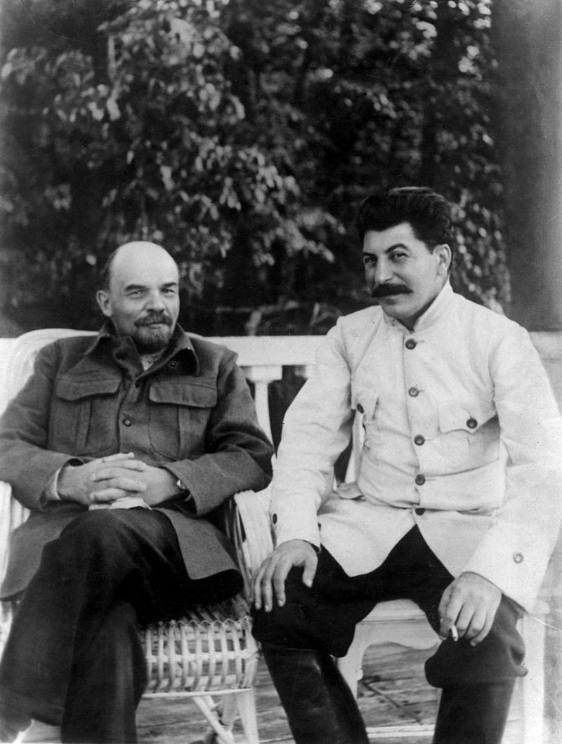 High Quality Lenin and Stalin Blank Meme Template