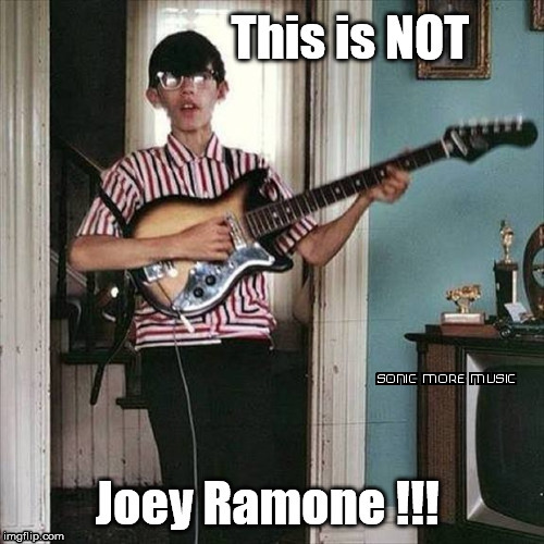 Not Joey Ramone | image tagged in joey ramone,the ramones,fake photo,sonic more music,surf rock | made w/ Imgflip meme maker