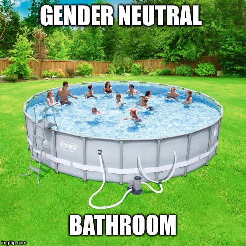 Gender neutral... |  GENDER NEUTRAL; BATHROOM | image tagged in gender neutral,bathroom | made w/ Imgflip meme maker