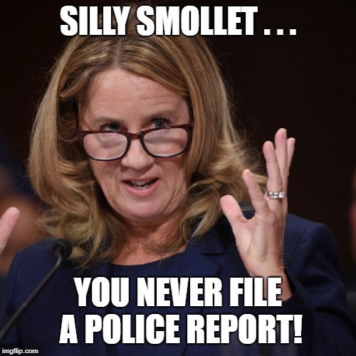 SILLY SMOLLET . . . YOU NEVER FILE A POLICE REPORT! | image tagged in ford | made w/ Imgflip meme maker