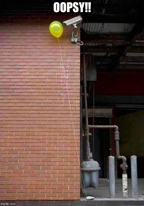 Balloon Blocker | OOPSY!! | image tagged in balloon,camera,blocked,funny meme | made w/ Imgflip meme maker