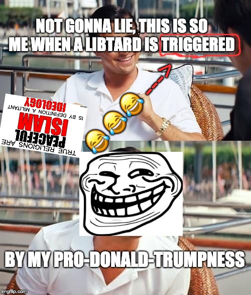 how will the left recover?!!  | NOT GONNA LIE, THIS IS SO ME WHEN A LIBTARD IS TRIGGERED; 😂😂😂--->; BY MY PRO-DONALD-TRUMPNESS | image tagged in memes,leonardo dicaprio wolf of wall street | made w/ Imgflip meme maker