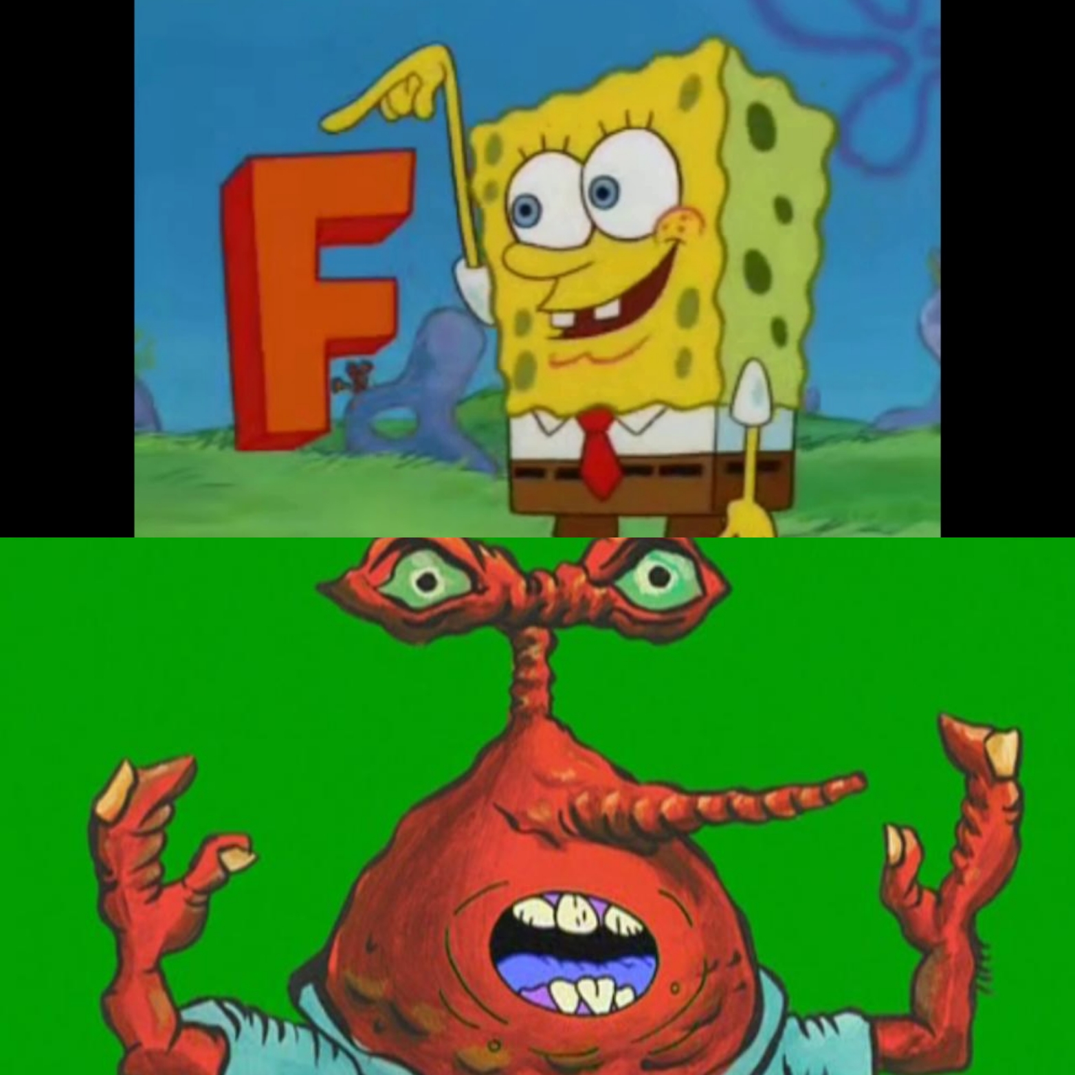F is for Friends Blank Meme Template