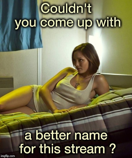 Feminists are going to complain | Couldn't you come up with; a better name for this stream ? | image tagged in hot babes,breasts,heaviest objects in the universe,public speaking,philosophy | made w/ Imgflip meme maker
