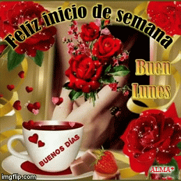 Feliz inicio de semana | ALMA* | image tagged in gifs | made w/ Imgflip video-to-gif maker