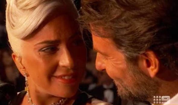 High Quality Lady Gaga Bradley Cooper Oscars Blank Meme Template