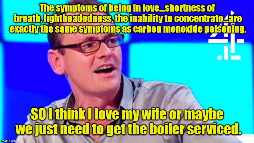 Sean Lock on Love | image tagged in love | made w/ Imgflip meme maker