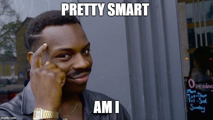 Roll Safe Think About It | PRETTY SMART; AM I | image tagged in memes,roll safe think about it | made w/ Imgflip meme maker