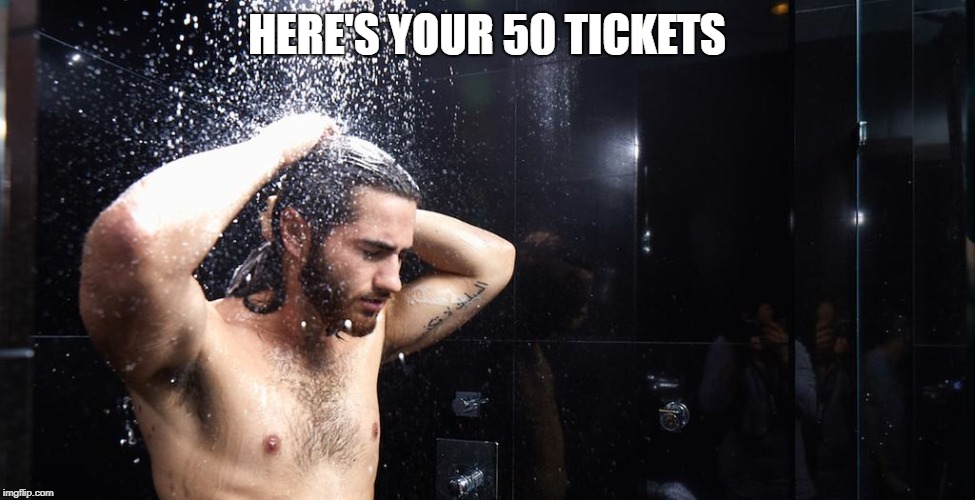 HERE'S YOUR 50 TICKETS | made w/ Imgflip meme maker