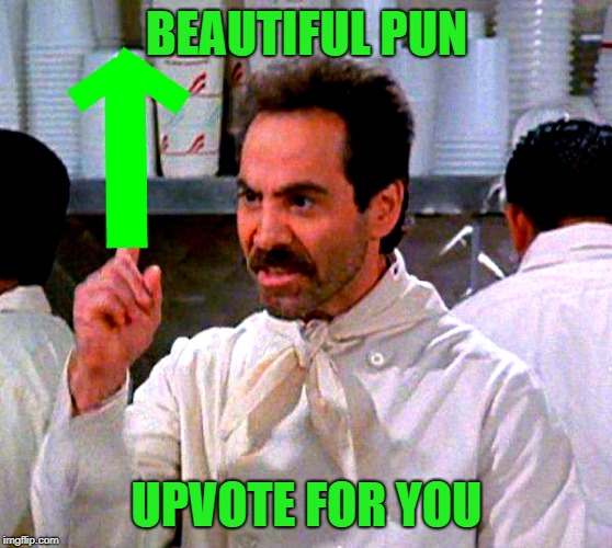 upvote for you | BEAUTIFUL PUN UPVOTE FOR YOU | image tagged in upvote for you | made w/ Imgflip meme maker