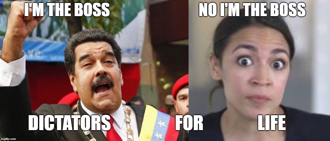 I'M THE BOSS                              NO I'M THE BOSS; DICTATORS                   FOR                LIFE | image tagged in darth maduro | made w/ Imgflip meme maker