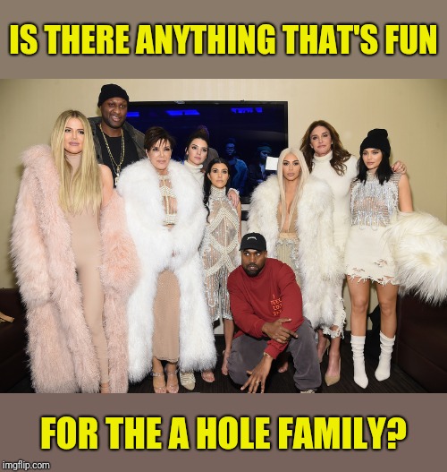 IS THERE ANYTHING THAT'S FUN FOR THE A HOLE FAMILY? | made w/ Imgflip meme maker
