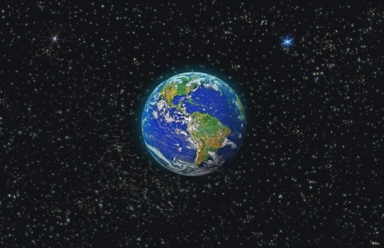 Planet Earth From Space Blank Meme Template