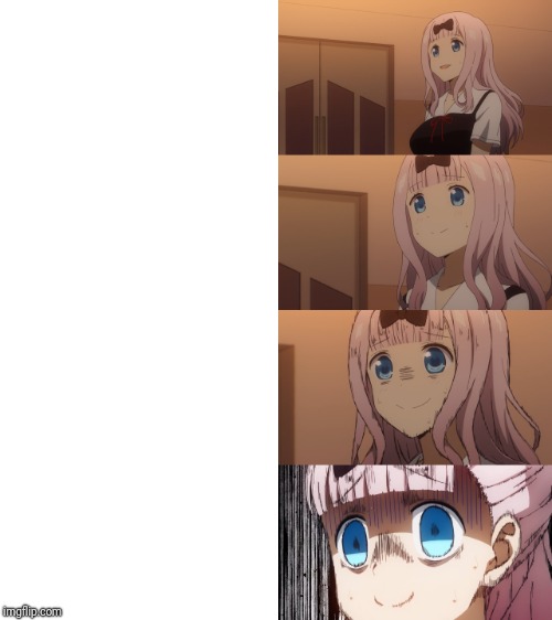 Chika scare Blank Meme Template