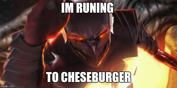 IM RUNING; TO CHESEBURGER | image tagged in marcus | made w/ Imgflip meme maker