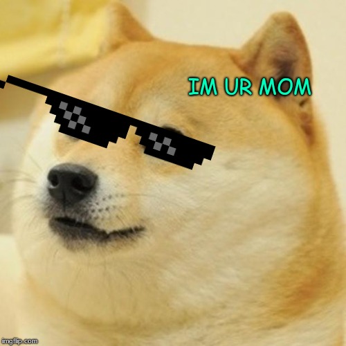 Doge | IM UR MOM | image tagged in memes,doge | made w/ Imgflip meme maker