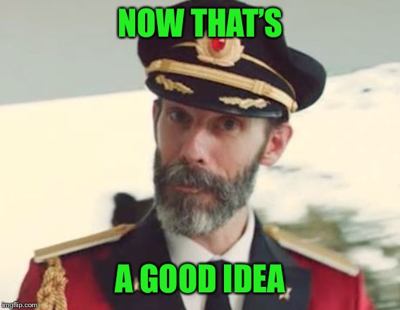 Captain Obvious | NOW THAT’S A GOOD IDEA | image tagged in captain obvious | made w/ Imgflip meme maker