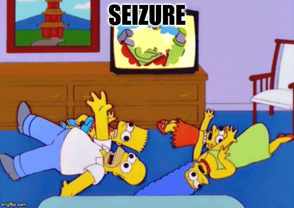 Simpsons Seizure | SEIZURE | image tagged in simpsons seizure | made w/ Imgflip meme maker